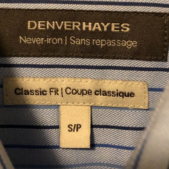 Denver Hayes Small Mens Classic Fit Button Down - New with Tags - Picture 3 of 8